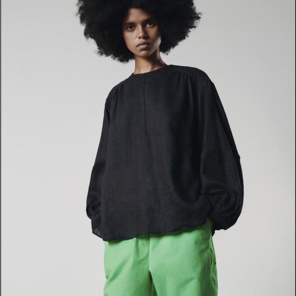 Fabiana Pigna Regina Linen Top - Picture 1 of 8